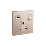 Legrand Galion 13A Single Switched Socket + Usb Type C