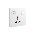 Legrand Galion Universal Switched Socket + Usb Type C