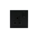 Panasonic13A 1G Socket Refina Black Web11119Eb –