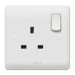 Legrand Synergy - Double pole socket outlet - 1 gang for standard E applications - 13 A 250 V~ -