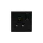 Panasonic15A 1G Round Pin Socket Refina Black Web1131Ebk