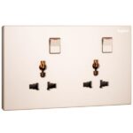 Galion - 2 gangs Multistandard switched socket outlet - - Image 2