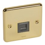 Legrand Synergy Authentic - Telephone socket RJ11/RJ12 -