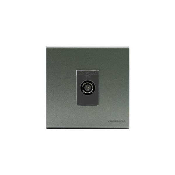 Panasonic1G Tv Socket Din Type Refina Metallic Gray Webp4719830Mh