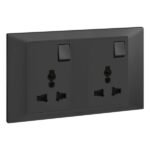 Legrand Belanko S - 2X 1 gang multistandard switched socket outlet -