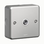 Synergy- TV socket - single screened - male - Metalclad