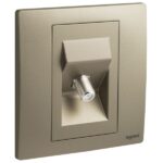 Legrand Mallia Senses - 1 gang "F" Type terminal TV socket outlet - - Image 2