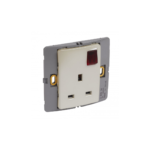 Legrand Mallia 2 Gnag 13A 250 V Bs Switched Socket + Led