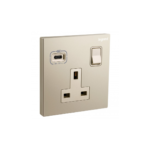Legrand Galion 13A Single Switched Socket + Usb Type C