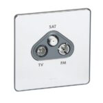 Legrand Synergy Sleek - TV-R-SAT socket - - Image 2