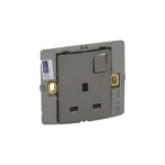Legrand Mallia 13A Single Switched Socket