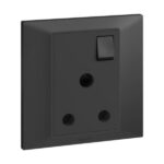 Legrand Belanko S - 1 gang single pole BS switched socket outlet + neon - 15A - - Image 2