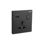 Legrand Galion Universal Switched Socket + Usb Type C