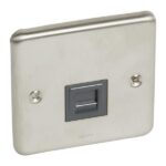 Legrand Synergy Authentic - Telephone socket RJ11/RJ12 -
