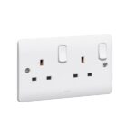 Legrand Synergy - Double pole socket outlet - 2 gang - 13 A 250 V~ -
