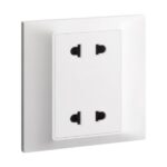 Legrand Belanko S - 1 gang 2X2 pole Euro/US socket outlet -