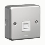 Synergy- Telephone socket - single secondary - Metalclad