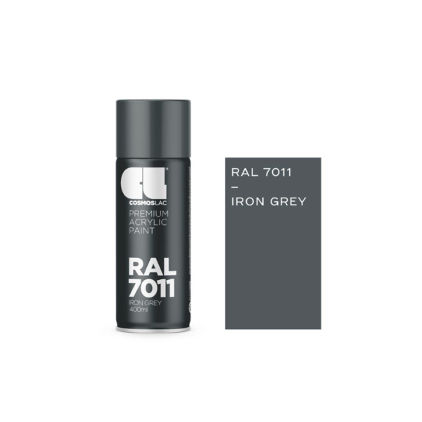 CosmosLac Ral 7011 Spray Paint Iron Grey