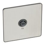 Legrand Synergy Sleek - single male TV socket - - Image 2