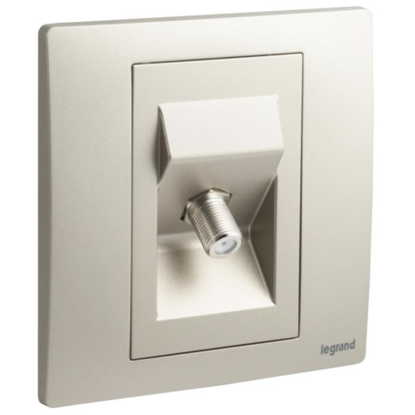 bf-947e-56bc4fb86f11.jpg Legrand Mallia Senses - 1 gang "F" Type terminal TV socket outlet - - Image 1