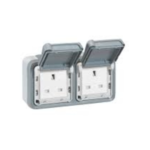 Legrand Plexo Ip55 Bs 13 A 2P+E Unswitched 2 Way Surface Mounting Socket - Image 2