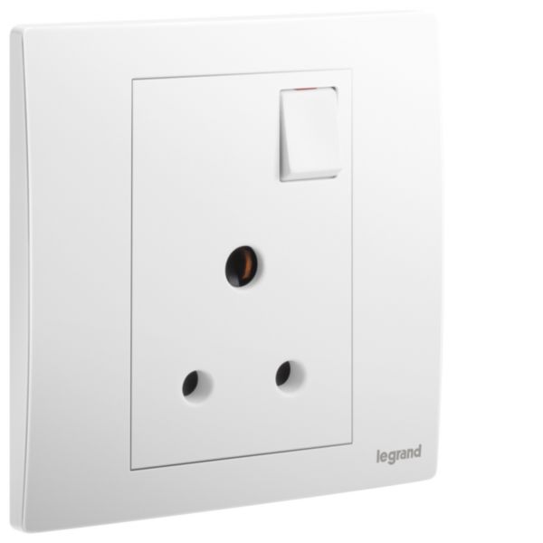 cf-a0be-ff9ddf3b8f81.jpg Legrand Mallia Senses - 1 gang British Standard switched socket outlet - 5A - - Image 1
