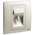 Legrand Mallia Senses - 1 gang "F" Type terminal TV socket outlet - - Image 2