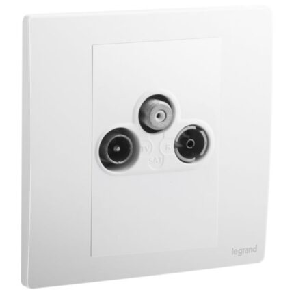 Legrand Mallia Senses - 1 gang TV-R-SAT socket outlet -