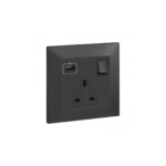 Legrand Belanko S 13A Single Bs Switch Socket + Usb A