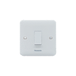 Panasonic 10A 1 Gang 2 Way Single Pole Switch Harmony White WBC5012