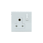 Panasonic 15A IG Round Pin Socket Wide White - WEB1131WK