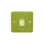 Panasonic IG RJ45 Cat6 Ethernet Jack, Glossy Golden Harmony WBC3217Y