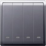 Schneider Electric clipsal 10A 250V 3 gang 1 way switch  ESM33/1/2A