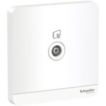 Schneider Electric AvatarOn TV socket 75 Ohm White E8331TV_WE