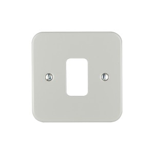 Schneider Electric Ultimate metal clad plate 1 gang  grey GUG01GMC