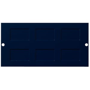 Schneider Mita - 87 mm mounting plate for 6 x LJ6C/RJ45 accessories INS55322