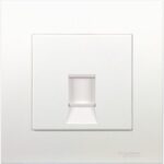 Schneider Electric Vivace 1 Gang Category 6 Data Outlet with Shutter KB31RJ6