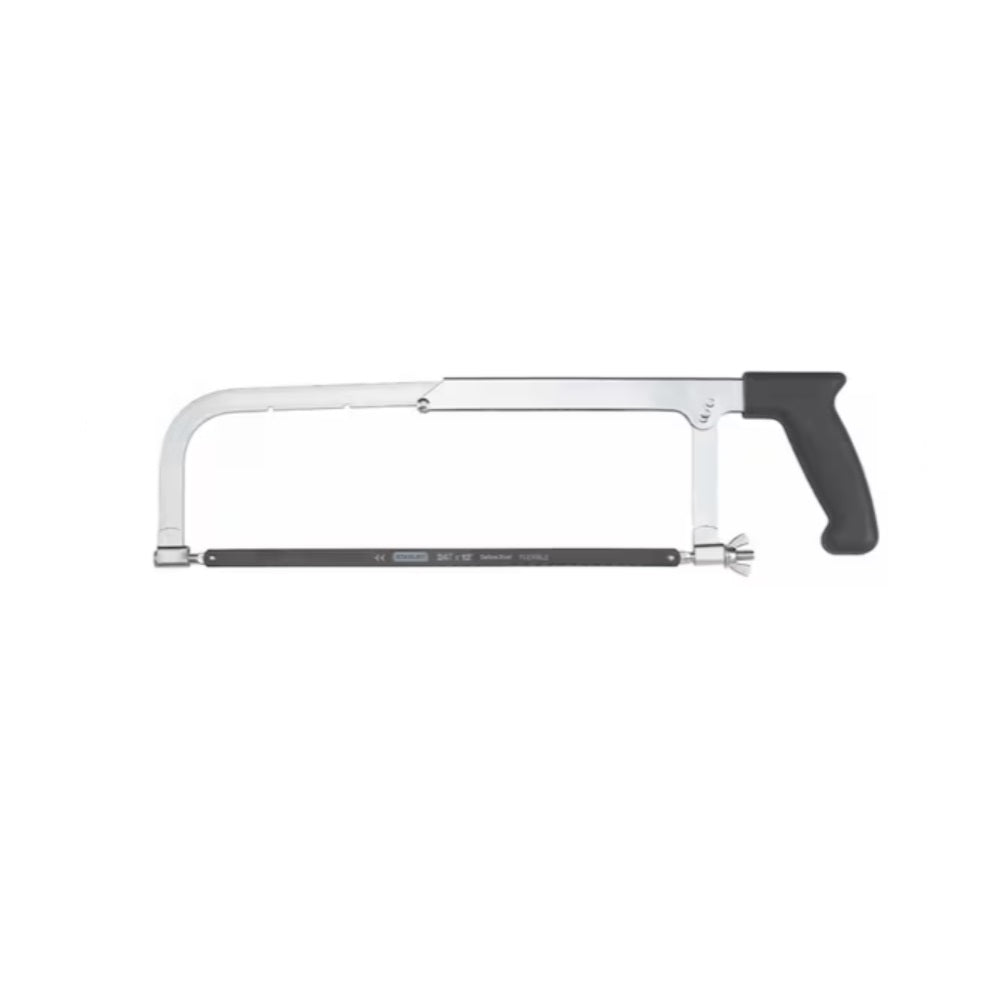 Stanley_Adjustable_Hacksaw_Frame_-_E-15200_455fd3b8-b16f-4d46-aee2-1d719af79f5e.jpg Stanley Adjustable Hacksaw Frame - E-15200 300mm / 12" Professional - - Image 1
