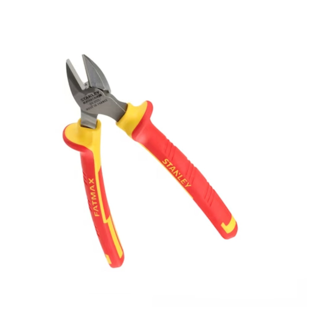 Stanley Max Steel VDE Narrow Head Diagonal Pliers 160mm / 6" - Image 1