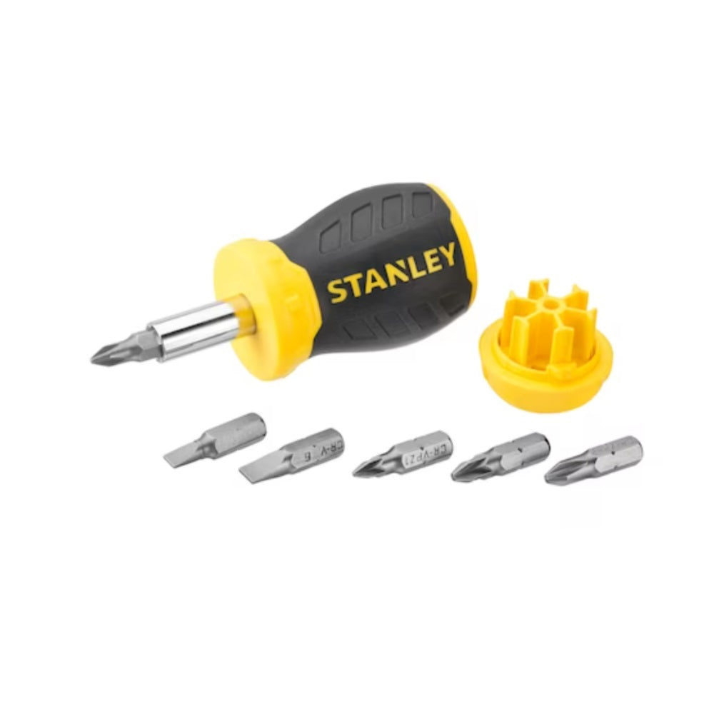 Stanley_Ratcheting_Screwdriver_Stubby_Multibit_-_6_bits_-_0-66-357_19d916e8-c1f0-49f0-8a96-821421a11cb8.jpg Stanley Ratcheting Screwdriver Stubby Multibit - 6 bits Default Title - Image 1