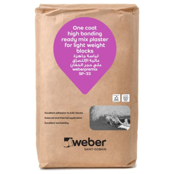 Weber Premix SP33 | Plastering Premix
